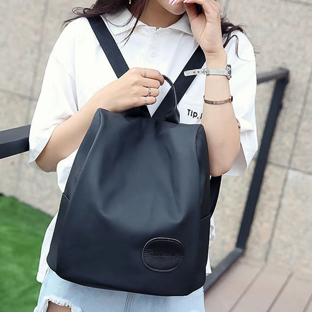 

High Quality Popular Women Leather Black Backpack Schoolbag Travel Shoulder Bag Master Designer Dropship Bolsa Feminina