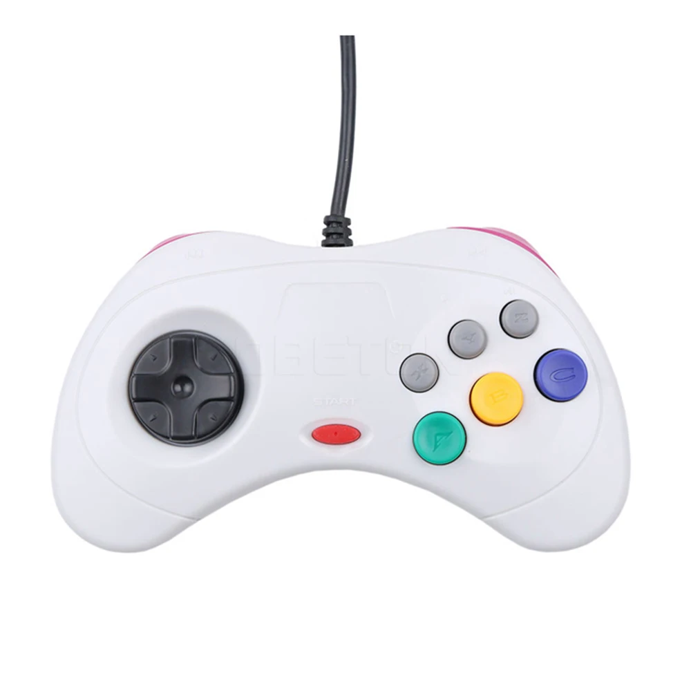 

2019 New Wired Gamepad USB Classic Game Controller Gamepad Joypad for PC For Sega for Saturn System Style for PC Hot sale