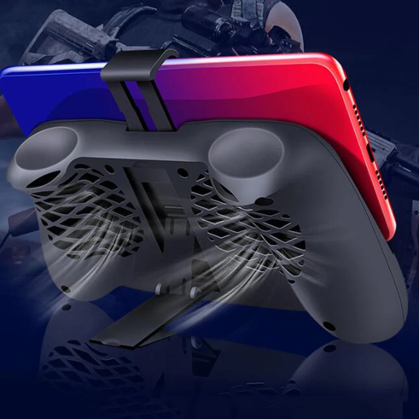  For phone Cooling Fan Gamepad Pubg Phone Controller Hand Grip Gampads Smart Phone Trigger Game Fire