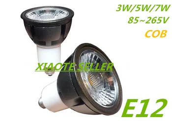 

5/lot LED Spotlight E12 110v cob chandelier e12 led 110v Spotlight E12 LED 110V e12 CUP LED 85v~265v