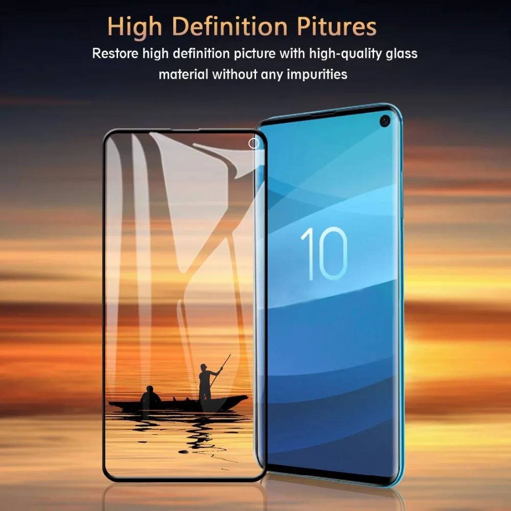 Защитное стекло закаленное для Samsung Galaxy S10/S9/S8 Plus|Бамперы| |