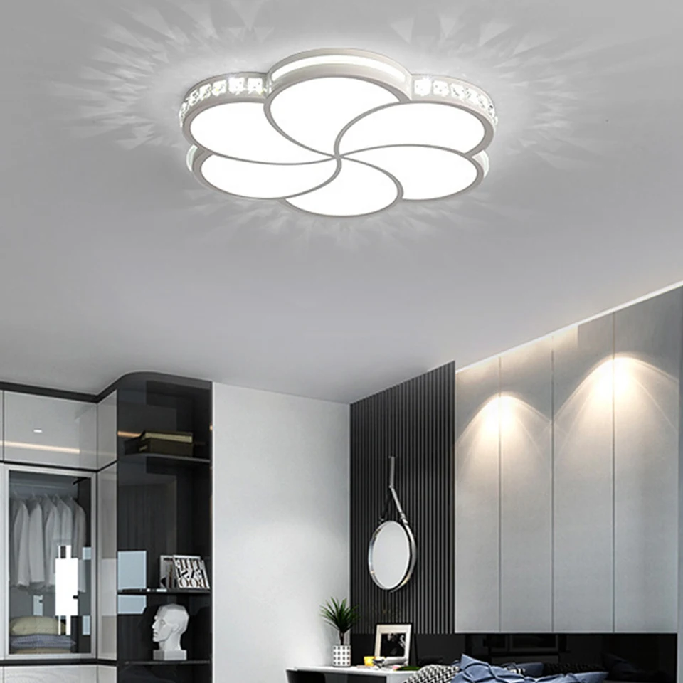 Yooe Led Ceiling Light Modern Lamp Living Room Lighting Fixture Yooe Led Ceiling Light Modern Lamp Living Room Lighting Fixture Bedroom Surface Mount Flush Panel Remote Control