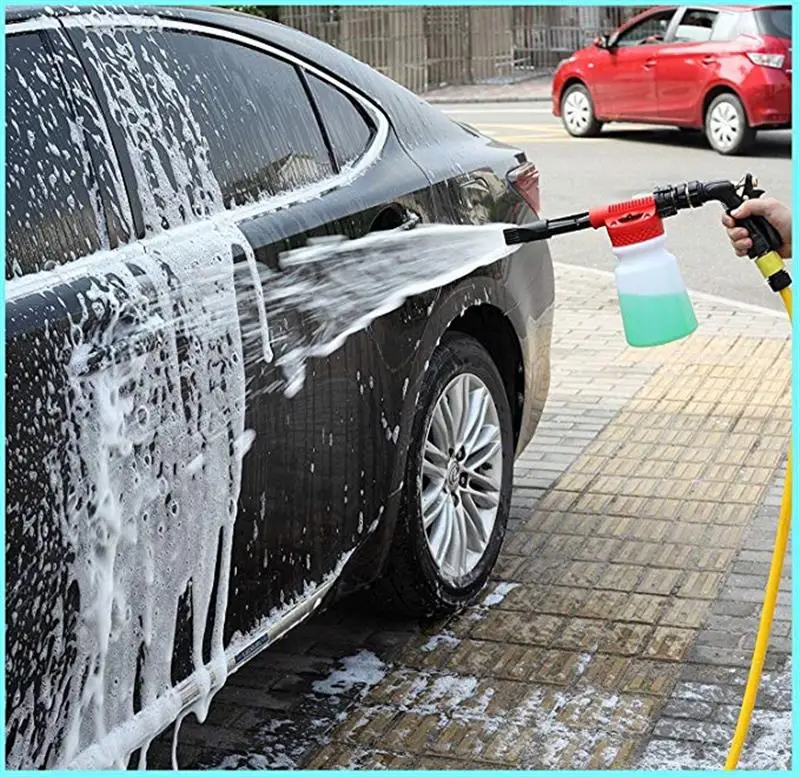 2 в 1 Функция автомобильный распылитель пены для чистки автомобиля стиральная
