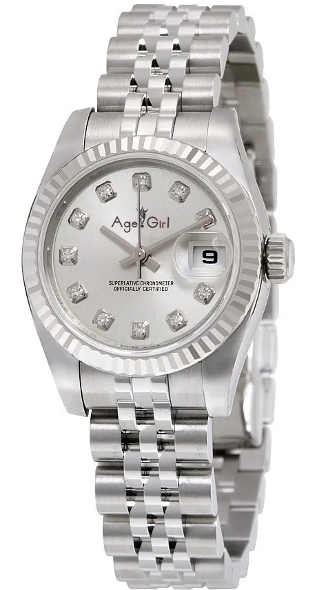 

Luxury Brand Stainless Steel Sapphire Watch Women Lady Automatic Mechanical Diamonds Silver Gold Black White Datejust 26mm AAA+