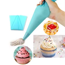 Кухонный портативный 1" многоразовый силикон обледенение трубопроводов Крем кондитерский мешок украшение торта инструмент Горячие аксессуары для выпечки 8