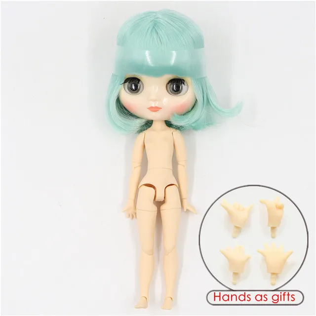 Фабрика blyth middie кукла 1/8 bjd 20 см блестящее лицо шарнирное тело милая игрушка подарок для девочки - Цвет: shiny face D