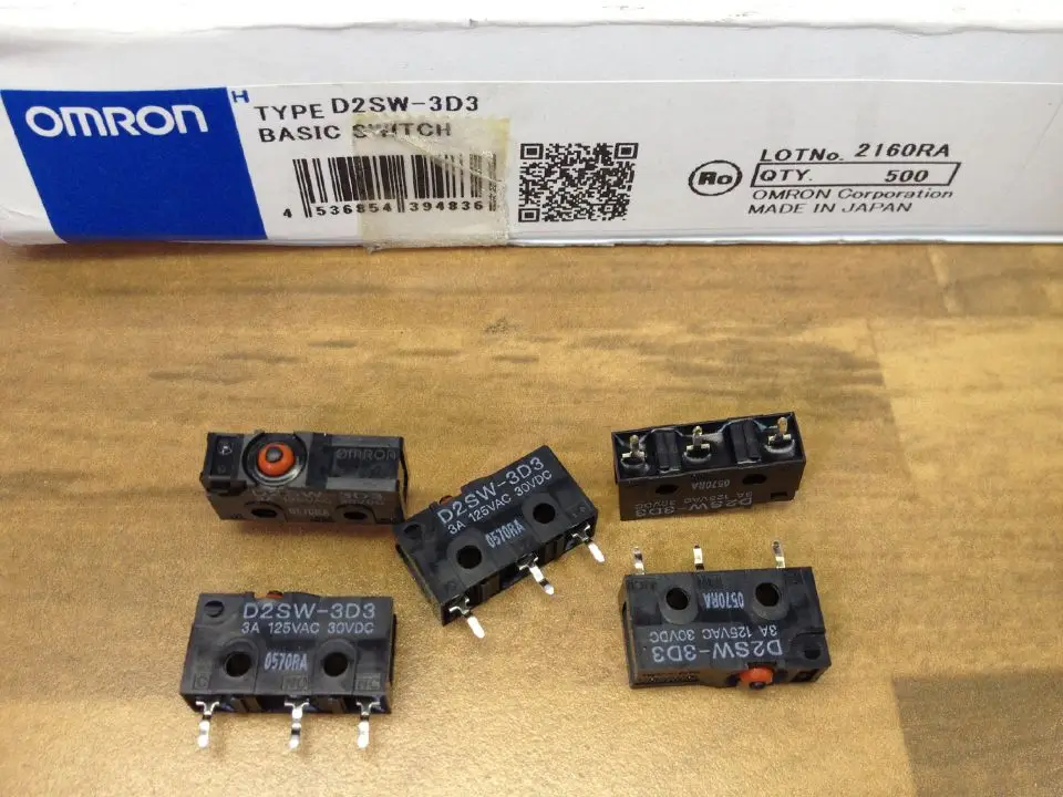 

Original new 100% Japan import D2SW-3D3 SW 3A 125VAC 30VDC waterproof micro switch instead of DC2 series