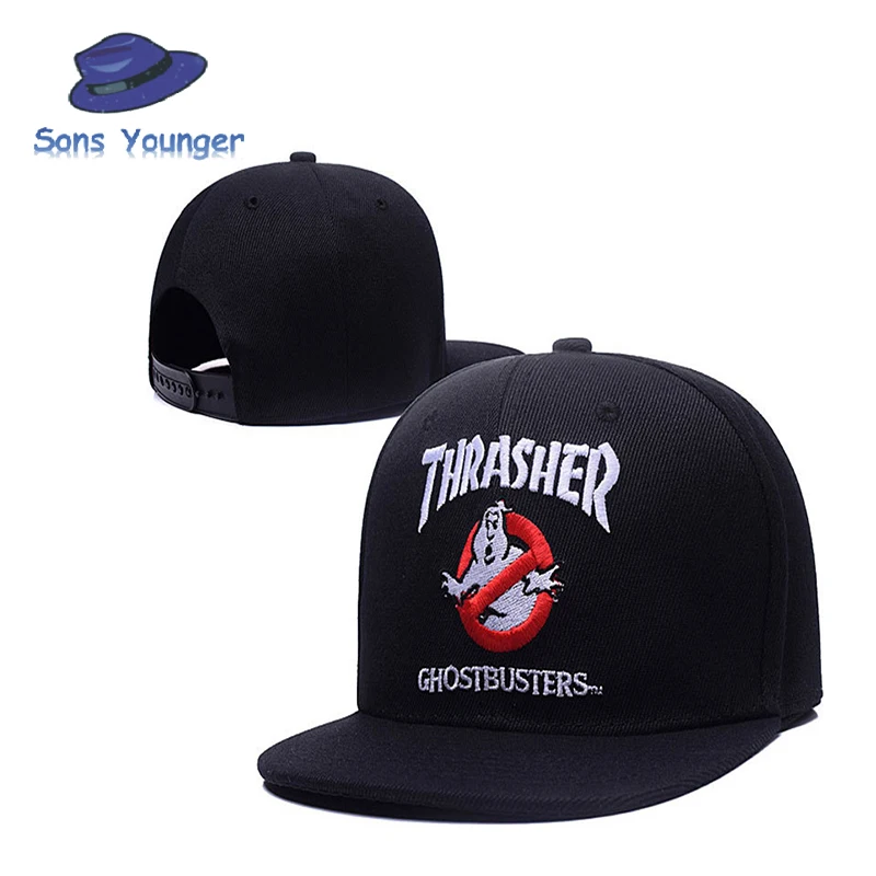 

Thrasher Ghostbusters Snapback Caps  Hip Hop Trucker Hats Skateboard  Baseball Cap