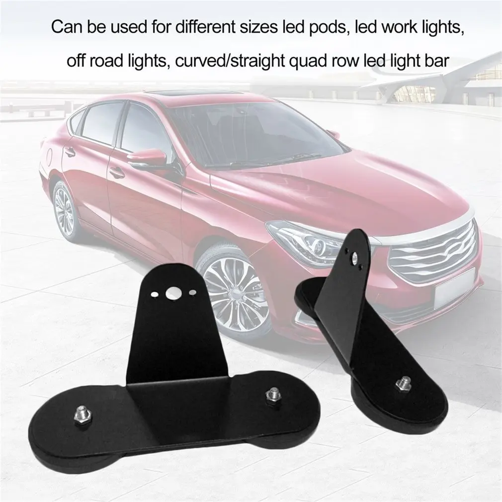 Preise 2 teile satz Stanzen freies Leistungsstarke Halterung Halter mit Starken Magnet Basis Dach LED Licht Bar für Offroad Auto