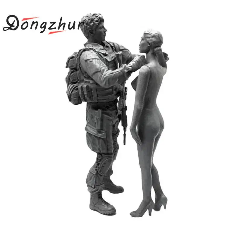 

Dongzhur 1/35 American Commando Soldier And Wife Diy Assembly Toys Beautiful New Version Of Resin Soldier Model Sii-06