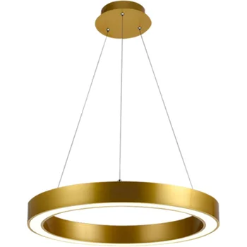 

Simple Ring Shape Acryl Droplight Modern LED Pendant Light Fixtures For Living Dining Room Hanging Lamp Home Indoor Lighting