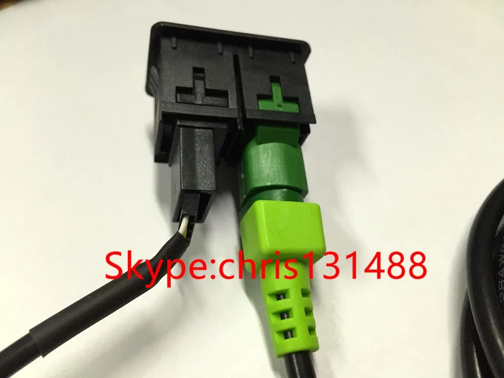 USB+AUX Switch Plug Audio Cable For RCD510 ..