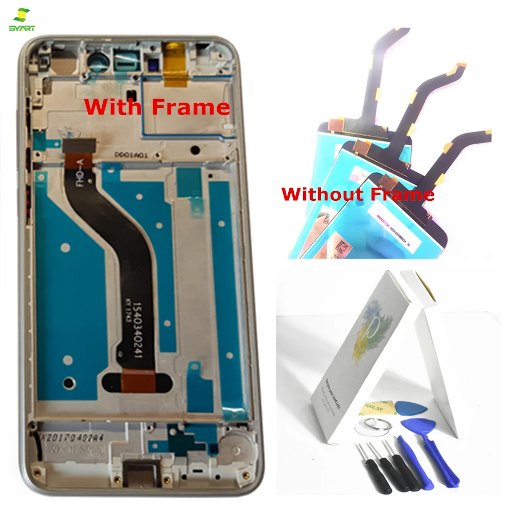

IPS P8 Lite 2017 For 5.2" Huawei Honor 8 Lite LCD display Touch Screen Digitizer Assembly Replacement For Huawei P8 Lite 2017