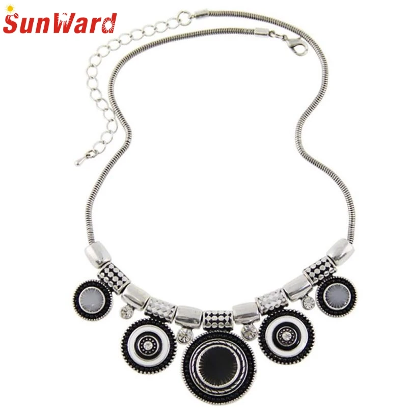 

Vintage Choker Necklaces Bead Statement Short Chain Necklace for Women Delicate