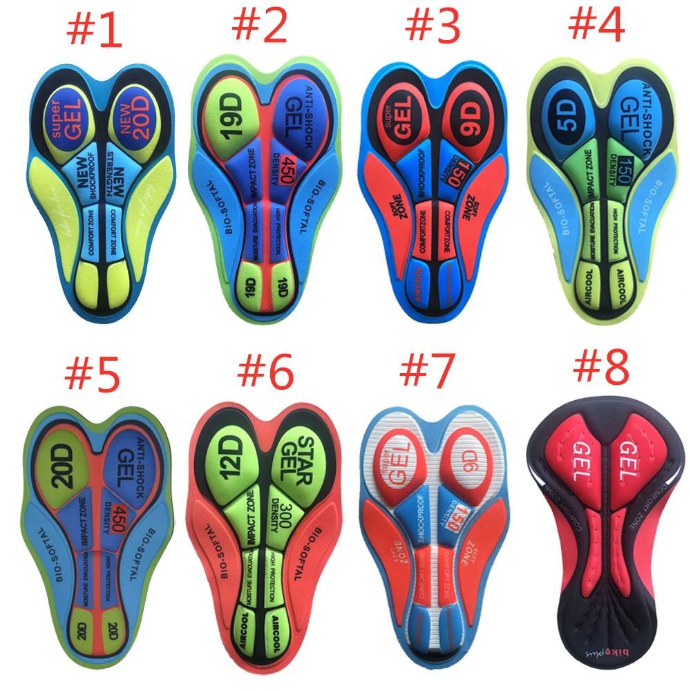 

Cycling Shorts' Cushion Breathable 9D 12D 19D 20D silica gel Pads MTB Bike shockproof Base Cushion Outdoor bicycle Underwear pad