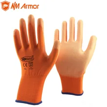 12 пар рабочие перчатки оранжевые с покрытием ладони рабочие перчатки садовые рабочие безопасные принадлежности рабочие перчатки