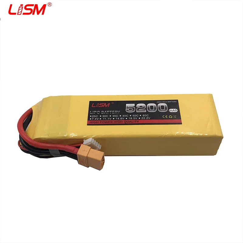 

14.8V 5200mah 40C 4S battery Lipo Li-Po Battery 4S charging suppot For RC Airplanes boats Cars Quadcopters rc car parts#25y90