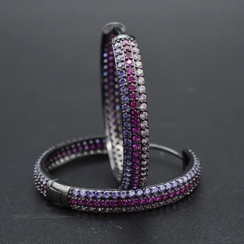 

Classical silver jewelry multicolor for the evening party women wear earrings