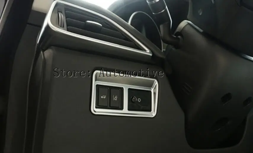 

For Jaguar F-Pace X761 Inner Car Tailgate Switch Frame Cover Trim 2016-2017 1pcs