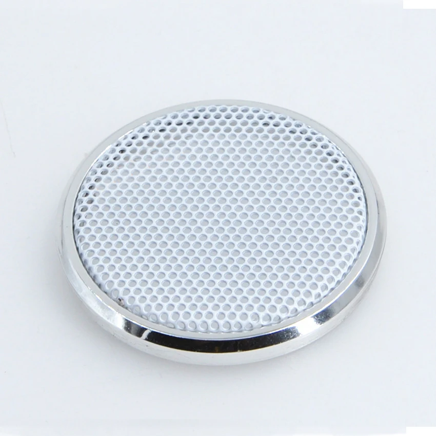 

For 1" inch Car Audio Tweeter Speaker Conversion Net Cover Decorative Circle Metal Mesh Grille Protection Grille #White
