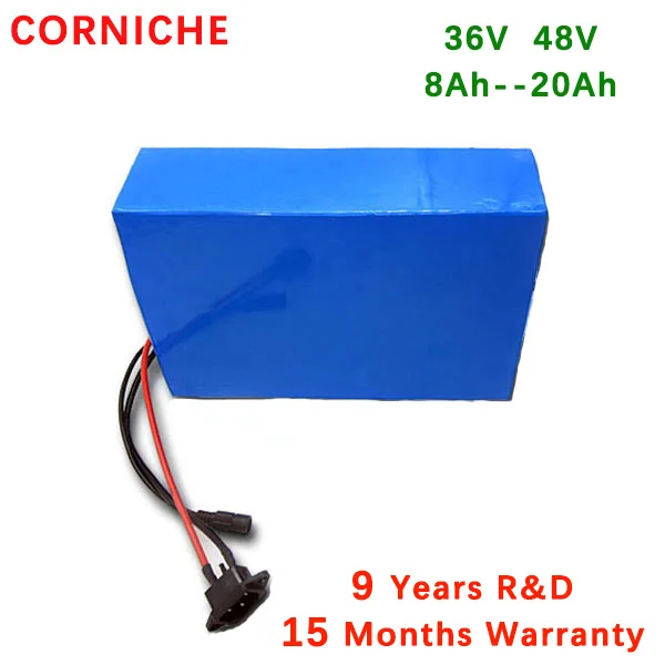 36V 48V 8Ah 10Ah 12Ah 15Ah 20Ah 30Ah Электрический велосипед Батарея E Scooter аккумулятор литиионый