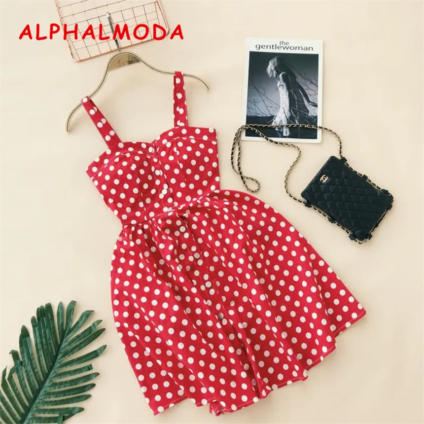Женский пляжный сарафан ALPHALMODA однобортный праздничный с высокой талией и