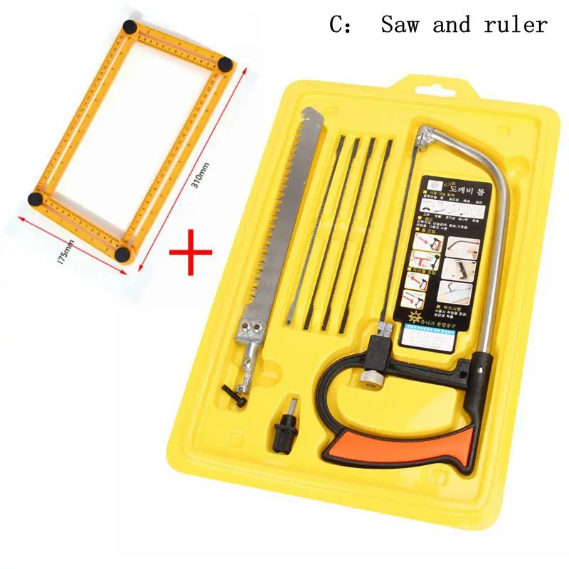 8 в 1 многофункциональная волшебная пила Hacksaw DIY Ручная стальная для металлической
