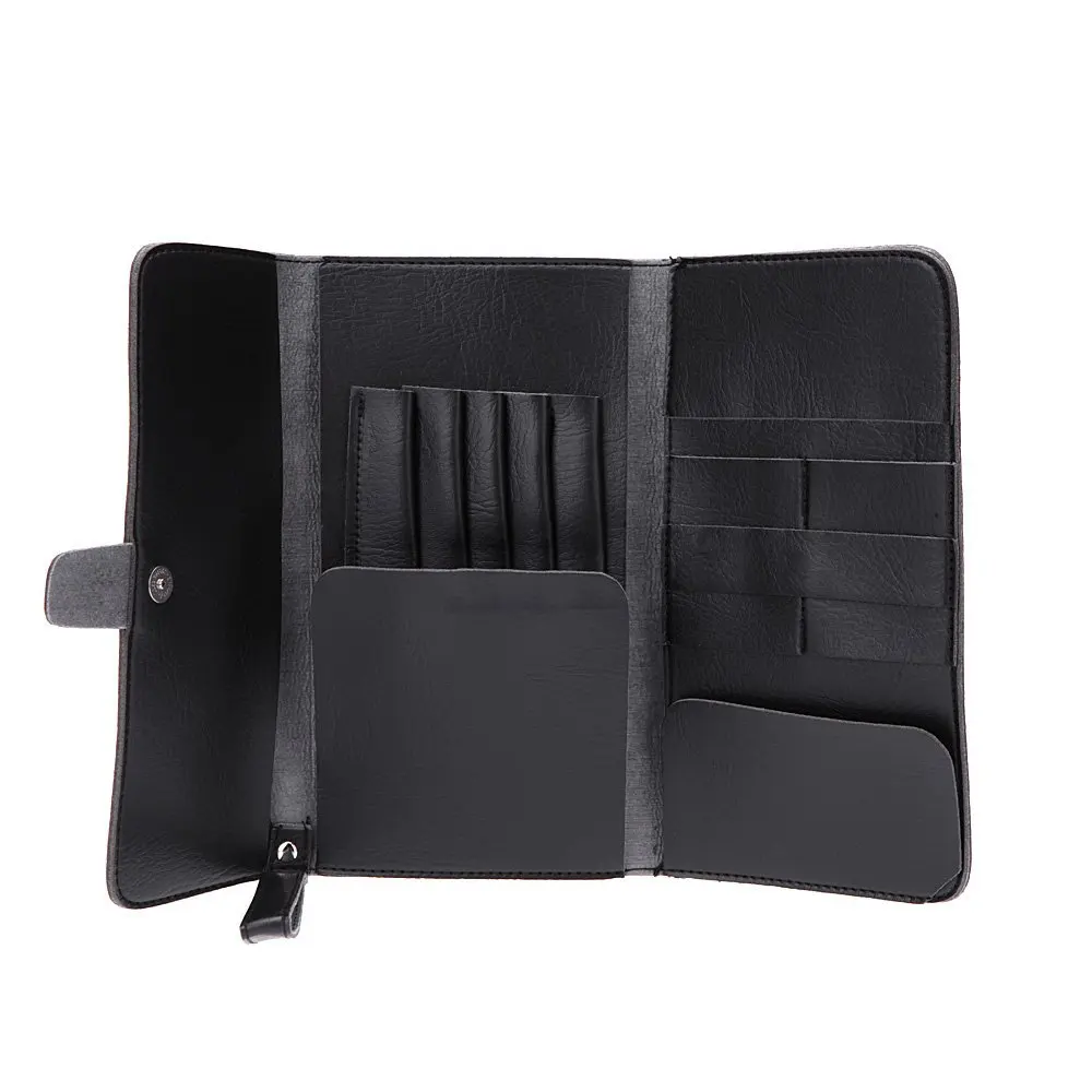 

Hair Scissor Bag Pro Leather Scissors Waist Pack Hairdressing Tool Pouch Holder Case