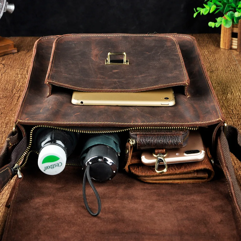 Skup Oryginalna skórzana moda na co dzień Mochila na ramię tabletki Pad torba na książki mężczyzna projektant Messenger saszetka crossbody torba dla mężczyzn 5867