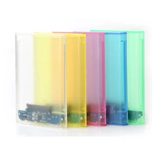 VBNM 2.5″ USB 3.0 SATA Hd Box HDD Hard Disk Drive External HDD Enclosure Matte Transparent Case Tool Free 5 Gbps Support 2TB