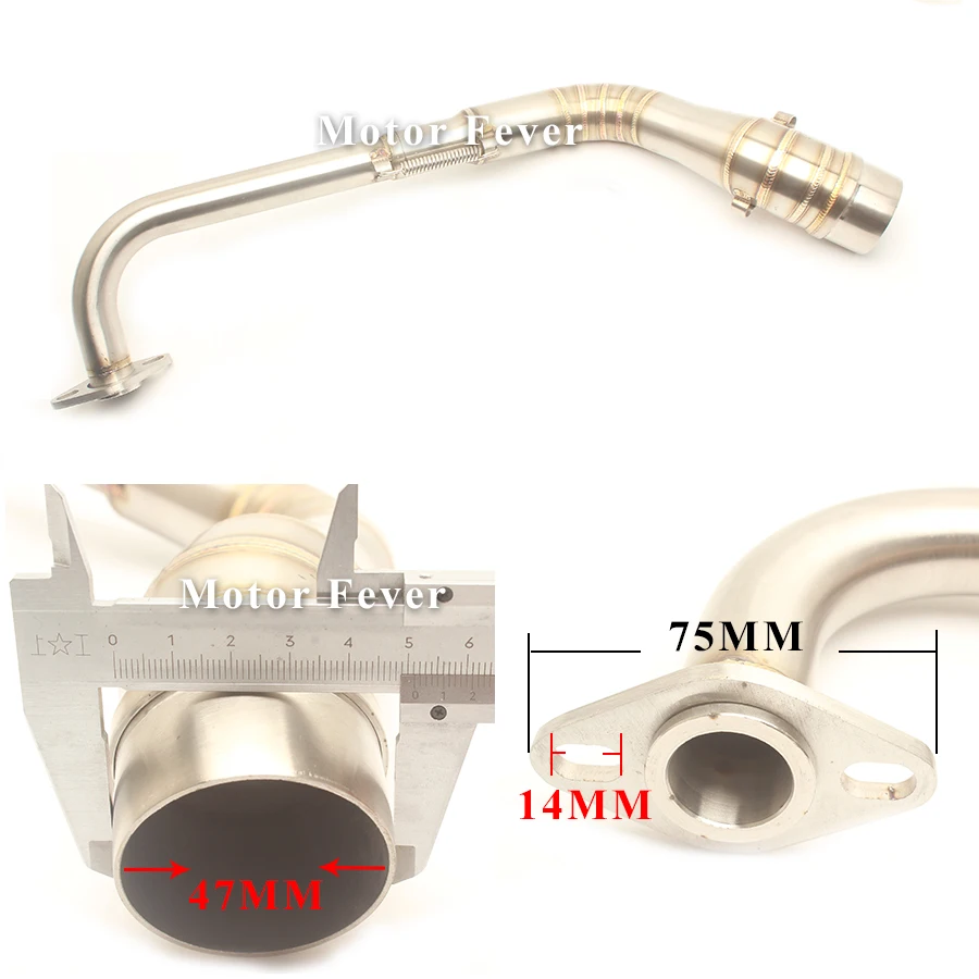 Мотоцикл выхлопная труба адаптеры для сим карт спереди подключения глушитель Escape MOTO Yamaha Nmax 155 интимные аксессуары Nmax 125