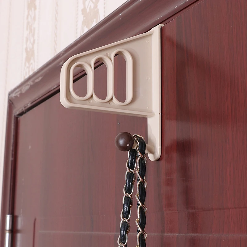 cheap New 3 Layers Door Back Clothing Hanger Living Room Bedroom Hook For Storage Hats Bags And Clothes Towel Scarf Storage