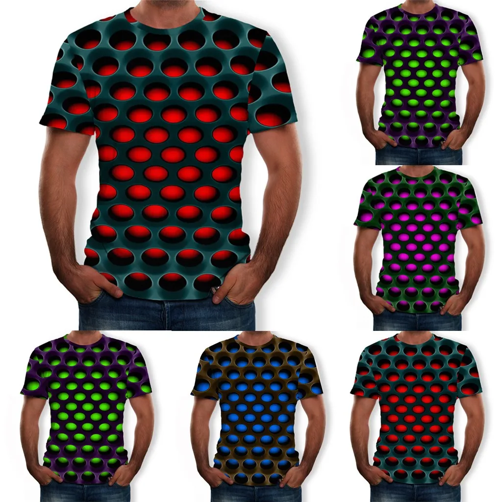 

free shiping Men cool Summer New Style 3D Printed Short Sleeves Fashion Comfort Blouse Top High quality