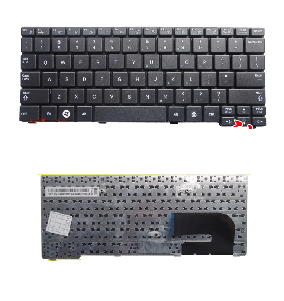 Новая черная клавиатура SSEA US для Samsung NP-N148 N150 N145 N148 N128 NB30 | Компьютеры и офис