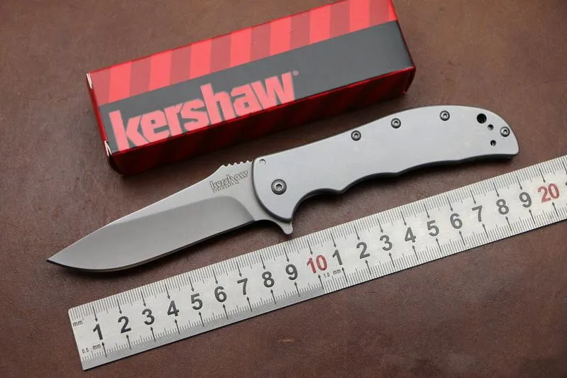 

Kershaw 3655 pocket folding knife 8cr13mov balde steel handle utility camping fruit knife outdoor garden knife tool