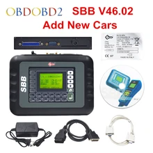 Новые V46.02 SBB Ключевые программист обновление Silca SBB V33.02 кодовый же Функция как CK100 46,02 ключевой создатель Бесплатная доставка