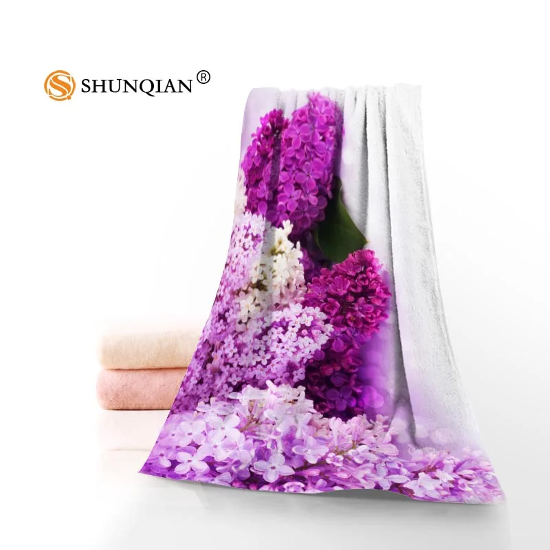 

Lilac Flowers Towels Microfiber Bath Towels Travel,Beach,Face Towel Custom Creative Towel Size 35X75cm,70X140cm A8.8