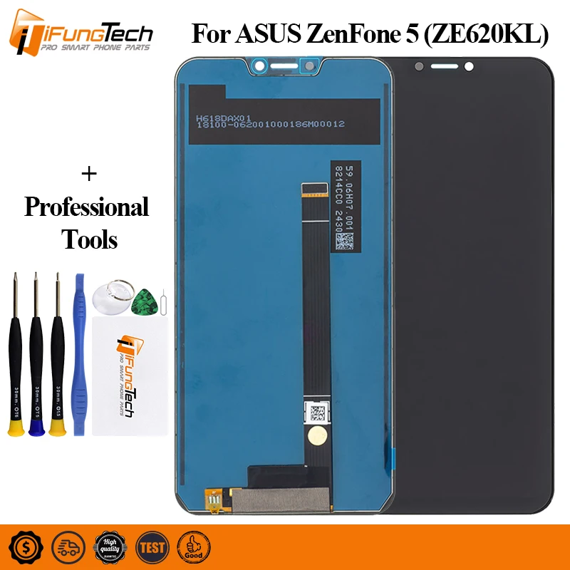 

LCD For Asus Zenfone 5 2018 Gamme ZE620KL LCD Display Touch Screen Digitizer Assembly Replacement Parts For ASUS 5z ZE620KL LCD