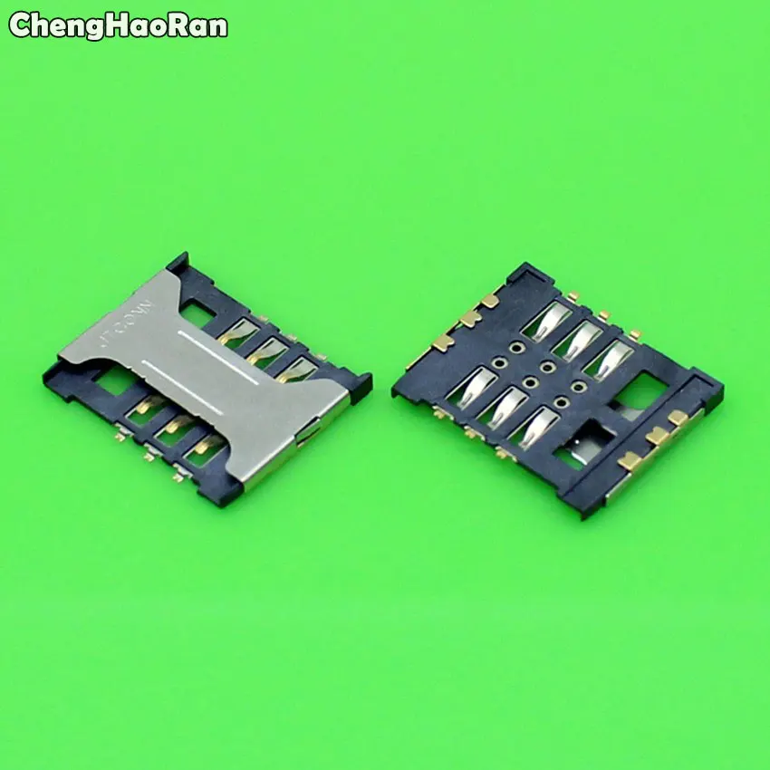 

ChengHaoRan 10pcs For Huawei Y220T Y618 Y600d Y610 Sim Card Slot Tray Holder Socket Reader Module Repair Part For Xiaomi 2 2S M2