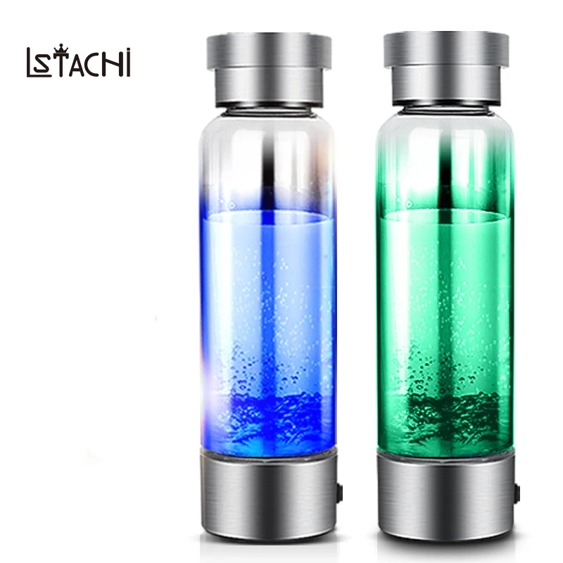 

Portable Hydrogen Generator Ionizer For Pure H2 Rich Hydrogen Water Bottle Electrolysis Hidrogen 350ML Drink Hydrogen Water USB