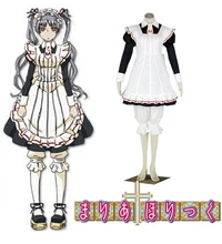 Envío Libre MariaHolic Matsurika Shinoji Maid Uniforme de Cosplay del Anime