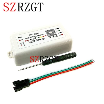 

SP108E WIFI LED Controller Smart APP Control WS2812B WS2811 WS2813 APA102C LED STRIP MODULE LIGHT