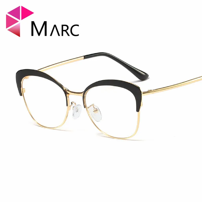 Женские оправы для очков, брендовые дизайнерские очки для мужчин и женщин, модные очки для компьютера, кошачий глаз 95508 - Цвет оправы: C4