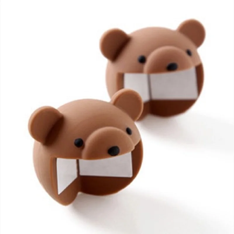 Free Shipping 2pcs Cute Silicone Baby Safety Protector Desk Table Corner Edge Protection Cover