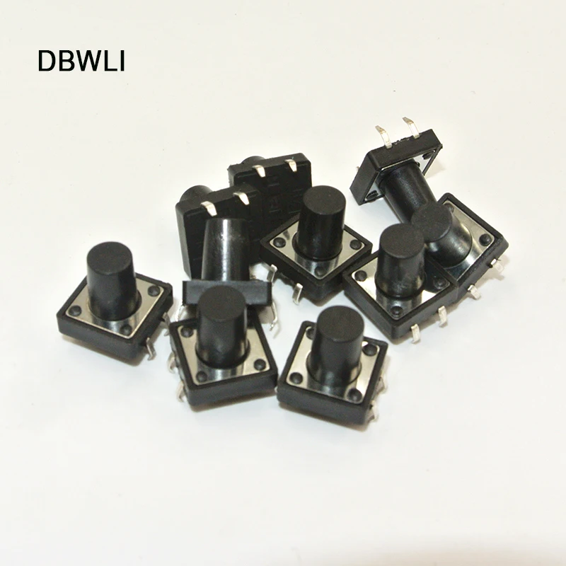 1000pcs 12x12x12mm Tactile Push Button Switch DIP 4P Micro Momentary Tact | Обустройство дома
