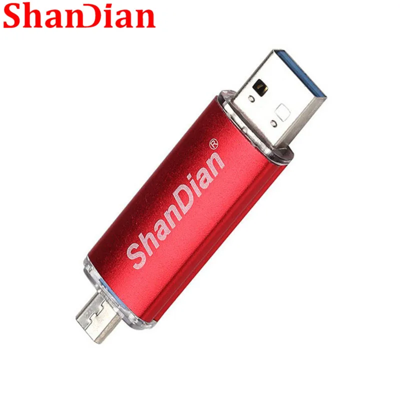 Внешняя флеш карта SHANDIAN OTG usb 100% 4 ГБ 16 32 64 ГБ|USB флэш-накопители| |