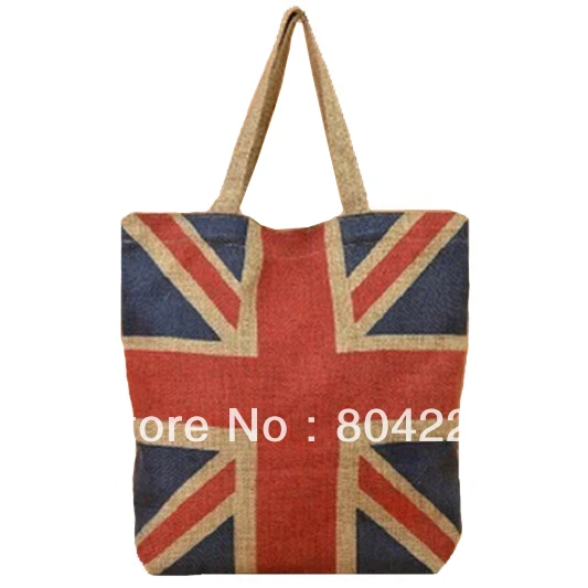 Fashion Silk Linen Bag Uk Flag Design Casual Tote Ping Fashion Silk Linen Bag Uk Flag Design Casual Tote Ping Handbag