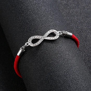 

Summer fashion jewelry bracelet ladies new 8 men's unlimited bracelet jewelry bracelet simple retro auspicious digital bracelet