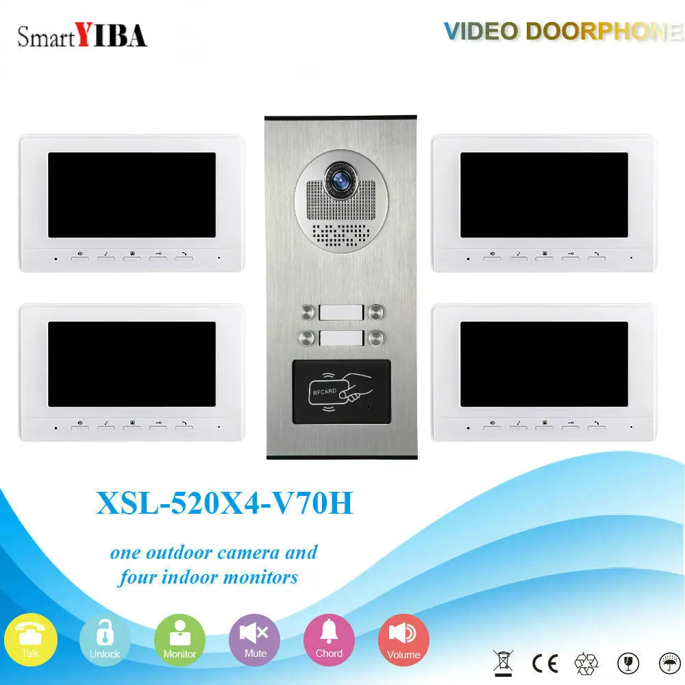 telefone campainha kits villa edificio sistema de 03