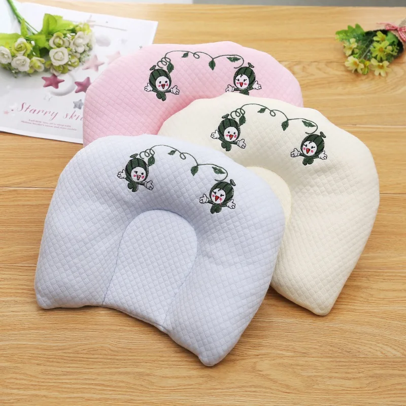 Хлопок детские головы формирование кормящих подушки детские защиты от плоской головы дышащий младенческой Мультяшные подушки